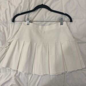 Blue Blush Cream Pleated Tennis Skirt Mini Skirt
